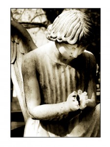Angel with Broken Fingers, Necropolis, Glasgow