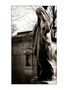 Mourning, Pere Lachaise Cemetery, Paris