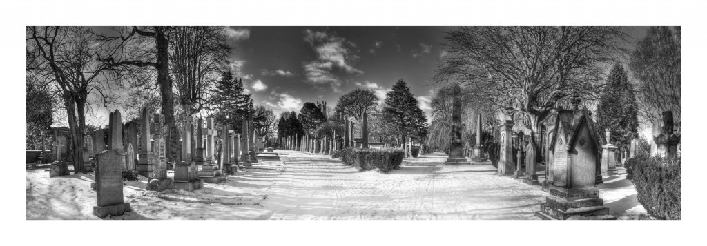 Dean Cemetery panorama, Edinburgh