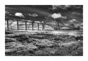 Forth Rail Bridge and Seaweed, Sth Queensferry